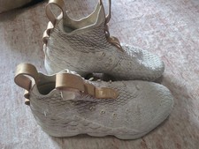 Nike LeBron 15 Ghost Youth Size 6 Without Laces