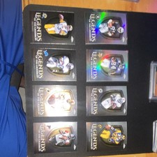 Topps NFL Legends of the Gridiron Card Lot 8 Cards Dickerson Sanders, Warner  