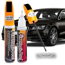 Auto Lackstift Schwarz Glänzend 12ml 2er Pack Kratzer entfernen Autolack