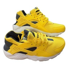 Nike Huarache Run GS Big Kids Boy's Yellow Sneaker size 4.5y New In Box
