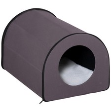 Dome Heated Cat House Portable and Waterproof Pet Shelter for Kitty