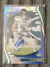 2021 Panini Absolute - Rookies Elijah Moore #114 Spectrum Blue /50 (RC)