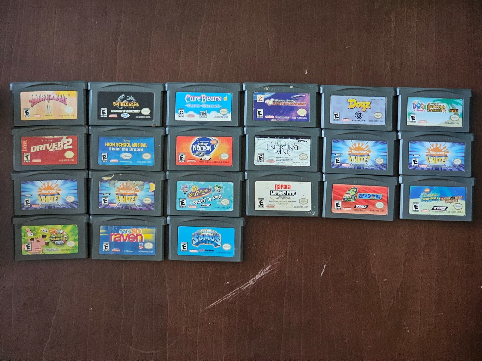 Nintendo GBA Game Boy Advance Games Authentic Pick Any Great Condition all Loose