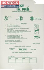 US Stock Pest Pro Mouse Spider Roach Glue Boards 75 Count Non-Allergenic