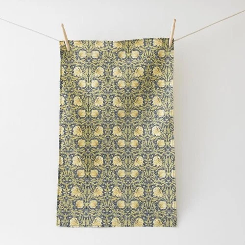 Laura's Beau William Morris Pimpernel Tea Towel