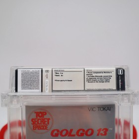 NES Nintendo GOLGO 13: TOP SECRET EPISODE - ROUND SOQ WATA GRADED 9.4 A+ Sealed!
