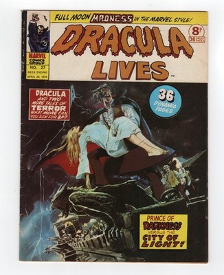 1973 MARVEL DRACULA LIVES #3 & WEREWOLF BY NIGHT #9 NEAL ADAMS COVER RARE KEY UK