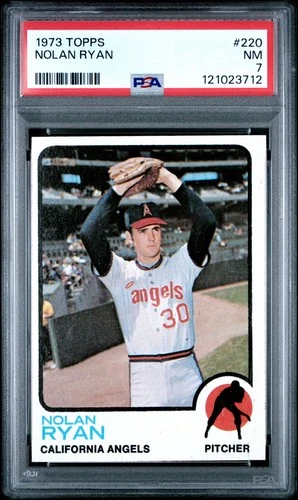 1973 Topps NOLAN RYAN #220 PSA 7 NM