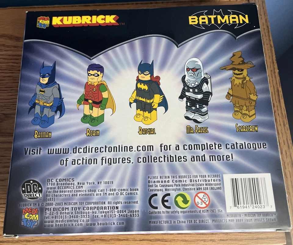 库布里克 - DC 直接独家 - 蝙蝠侠罗宾蝙蝠女孩稻草人先生 Freeze 2003 — 第 4/4 张图片