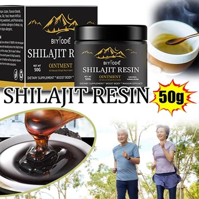 MARKENLOS Pure 100% Himalayan Shilajit,Soft Resin, Organic,Extremely Potent,Fulvic Acidne