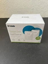 D-Link PowerLine AV2 1000 Gigabit Starter Kit DHP-601AV BRAND NEW