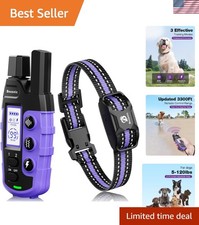 Brand New Dog Shock Collar Purple Waterproof