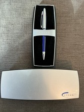 Cross Ballpoint Pen in Blue Lacquer with Chrome Trim MetLife 2005/2006