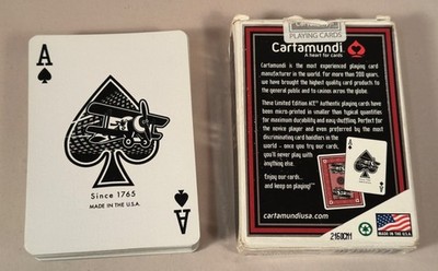 ace authentic limited edition playing cards Ace Authentic Limited Edition Playing Cards, Cartamundi