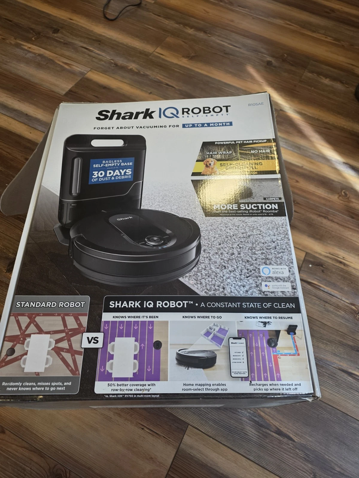 Shark IQ Robot Self-Empty XL UR1005AE Robotic Vacuum Cleaner
Opens in a new window or tab