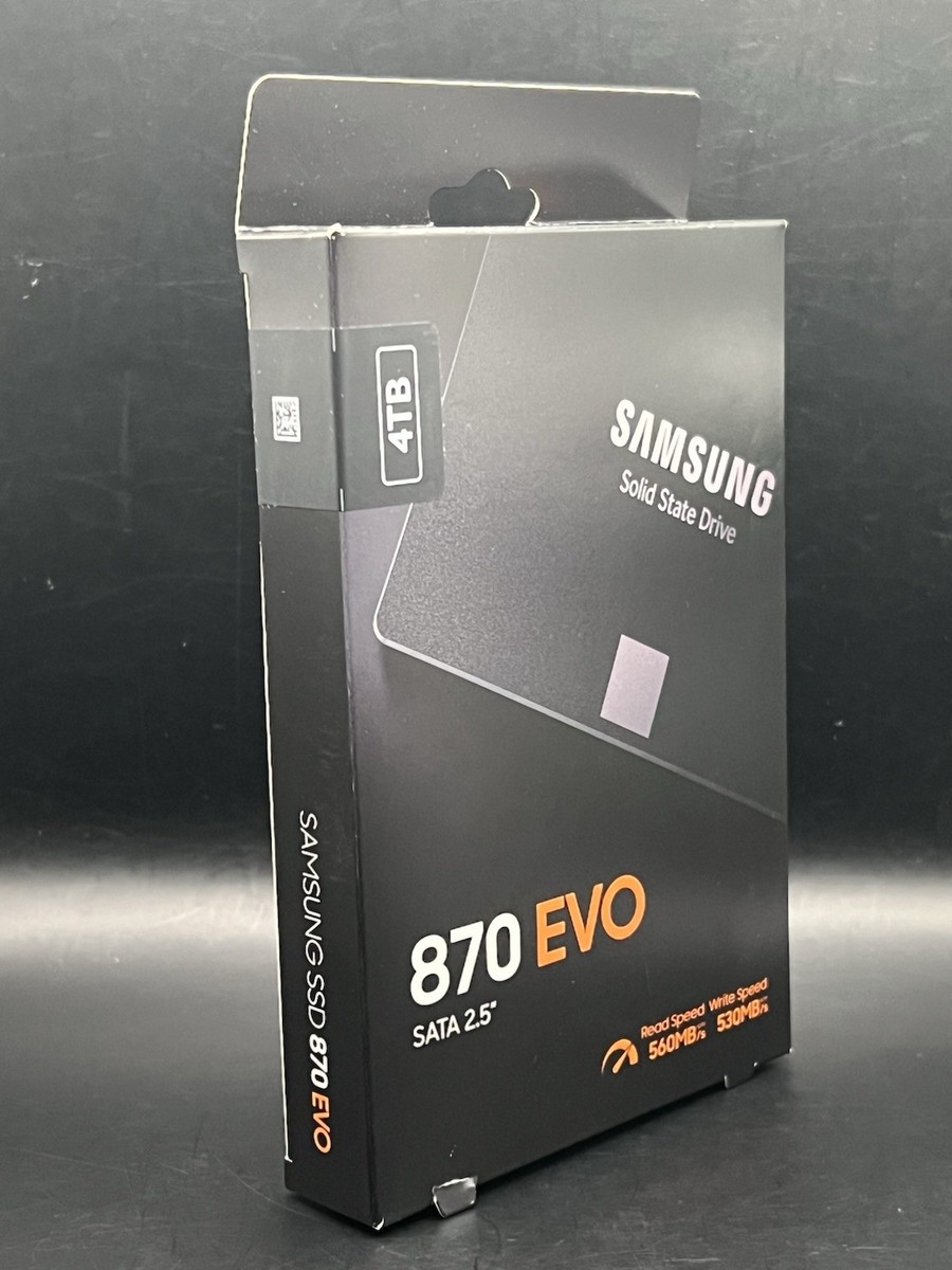 【未開封】Samsung SSD 870 EVO 4TB SATA 2.5インチ 870 EVO SATA 2.5 inch 4TB SSD | Samsung US