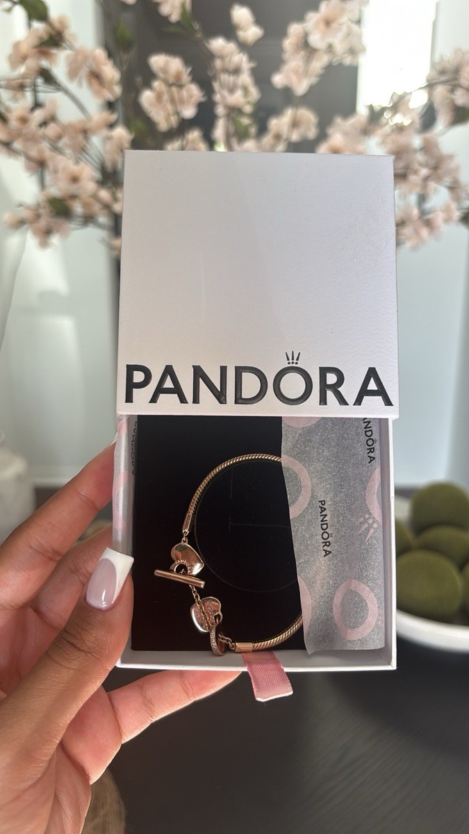 gold pandora t charm