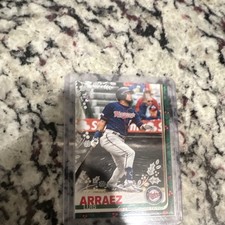 Topps 2019 Holiday Luis Arraez Rookie Card #HW191 Minnesota Twins MLB. rookie card picture