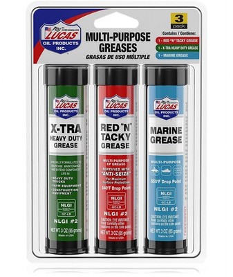 Multi-Purpose All-Purpose Grease Lubricant 3 Pack Tubes 3 oz Each Industrial