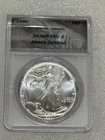 1990 SILVER EAGLE ANACS MS 69  ~~  NO SPOTS ~~ PRISTINE