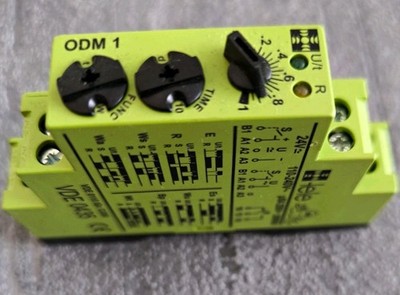 tele ODM 1 Zeitrelais 110-240V~ AC 8A DIN-Schiene einstellbar 4-Pin
