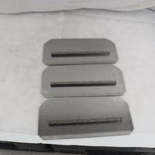 3 Pack 8" x 18" Marshalltown Concrete Finishing Power Trowel Combo Blade M6094
