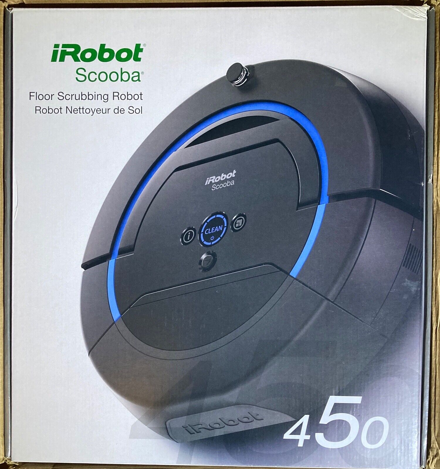 Let at ske Melbourne Rundt og rundt iRobot Scooba 450 - Black - Robotic Floor Cleaner for sale online | eBay