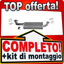 Silenziatore Intermedio per OPEL FRONTERA B 2.2i 136CV 4x4 SWB Marmitta