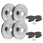 Front & Rear Brake Rotors + Ceramic Pads for 2002-2006 Toyota Camry