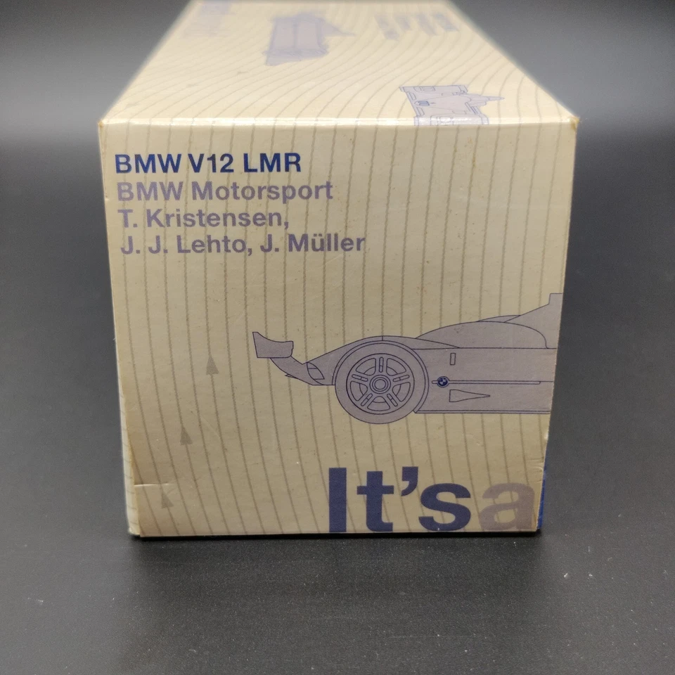 AUTO MINICHAMPS BMW V12 LMR VINCITORE 12H OF SEBRING 1999 1:43 IN SCATOLA - Immagine 4 di 4