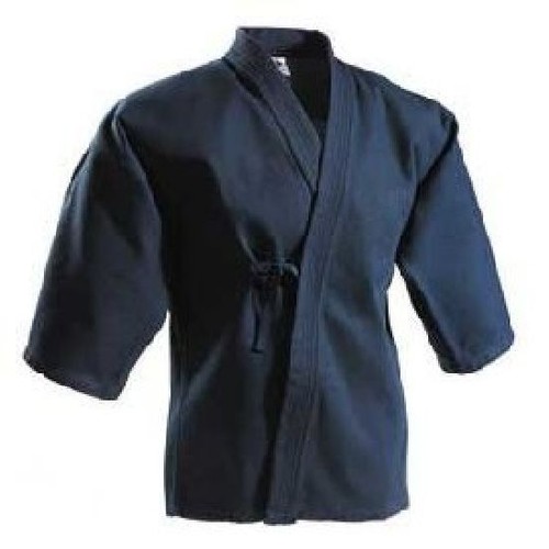 Kendo Veste Bleu Keokogi Haut Arts Martiaux Kendogi Keikogi Uniforme - Afbeelding 1 van 1