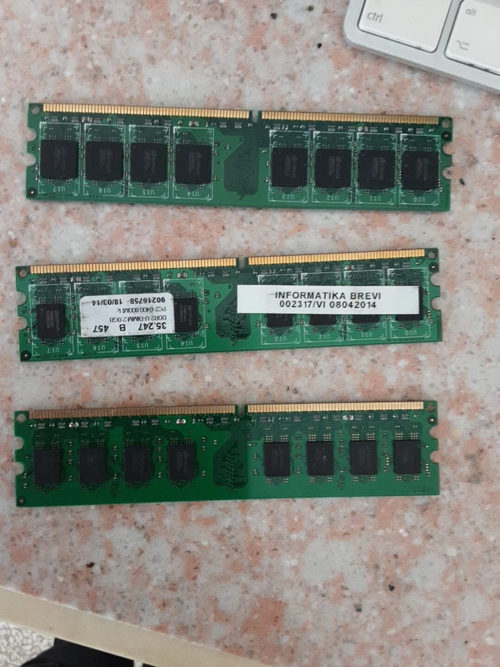 CORSAIR 2GB MEMORIA RAM DDR2 800MHZ PC2-6400 VS2GB800D2 - Immagine 2 di 2