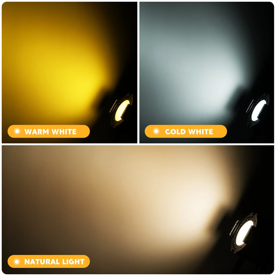 100W COB LED Par Light DMX Audience Blinder Light Warm Cool White Stage DJ Light - Image 3 of 4