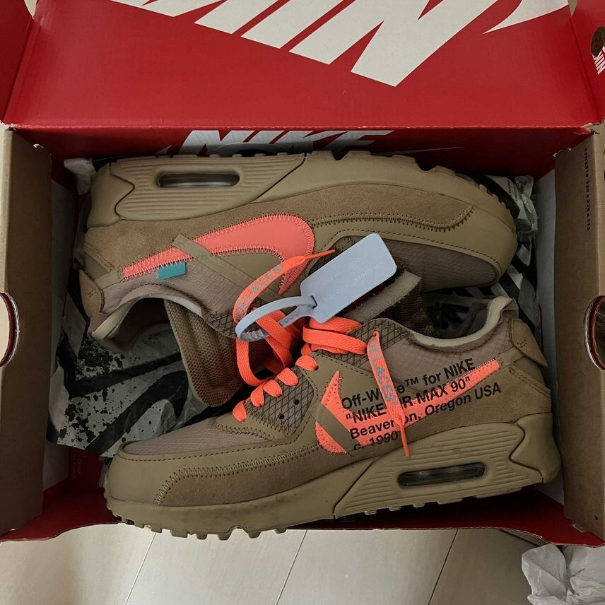 Nike Air Max 90 x OFF-WHITE Desert Ore 