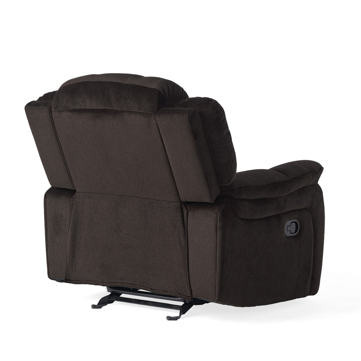 Hidal Brown Fabric Glider Recliner Club Chair 637162999325| eBay