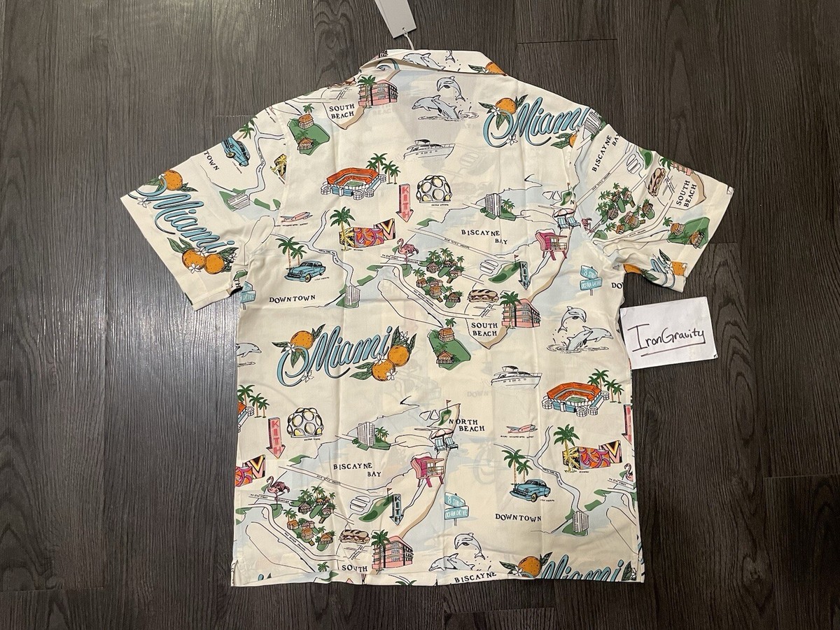 トップス Kith Thompson Printed Camp Collar Shirt KHM031760-001-Front_a4875353-