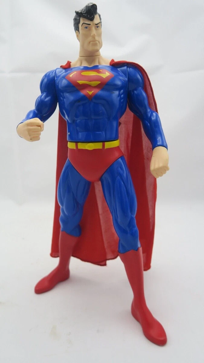 Dc Comics 1998 Superman Figurine Action Figure with Cloth Cape PREOWNED NO  BOX