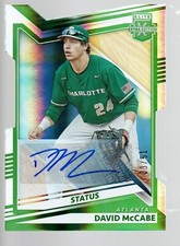 2022 Elite Extra Edition Signatures Status Die Cut #125 David McCabe 3/51
