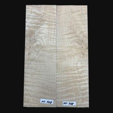 Quilted Maple Book Matched Guitar Carved Tops/Plates 21” x 7” x 5/8”