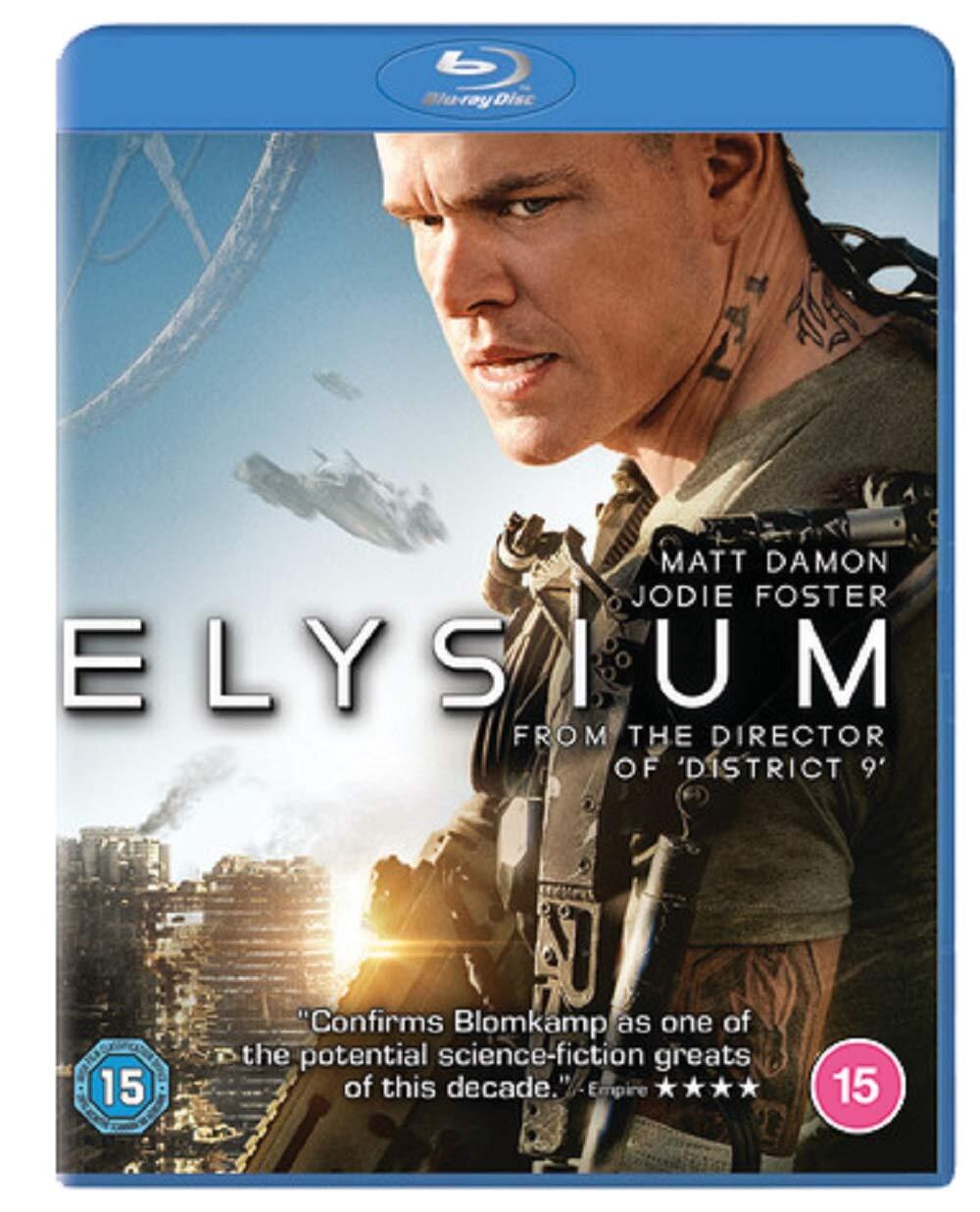 Elysium 2013 On Blu-Ray  Brand New