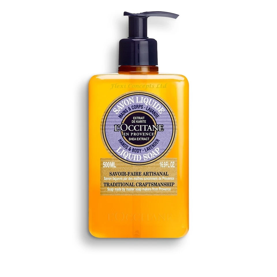 NEW L’OCCITANE Lavender & Shea Liquid Soap 500ml – Calming Hand & Body Wash - Image 2 of 4