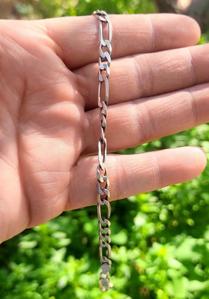 Vintage 925 Sterling Silver Men's Male Chain 8