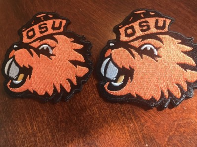 #ad #ad 2 OSU Oregon State Beavers vintage iron on embroidered patches Patch Lot 3” $7.99