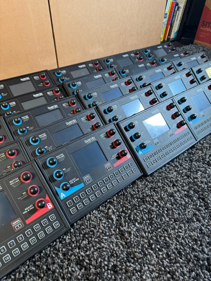 Livemix CS-DUO 2-Channel Personal Monitor Mixer LCD Touchscreen (30+ Available) - Image 2 of 4