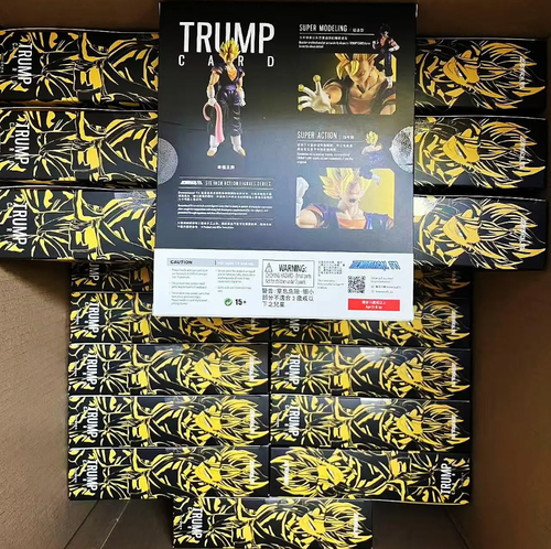 Demoniacal Fit Dragon Ball Trump Card Vegito 2.0 6" Action Figure 1:12 Official - Foto 3 di 12
