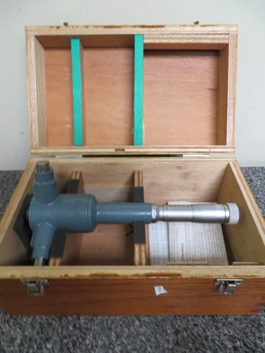 MITUTOYO 368 Holtest 3 point Bore Inside Micrometer 5-6″ Range  0.0002″ PV16