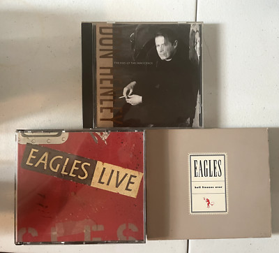 THE EAGLES  3 CD Lot   Hell Freezes over, Eagles Live, Don Henley