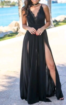 chinese dress ladies Laced Corset Dress | Mesh Lace Maxi Dresses main image 1