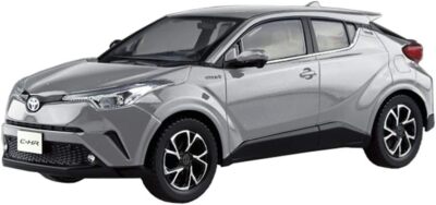 TOYOTA C-HR カラーサンプル Toyota C-HR Metal Stream Metallic Color Coded Plastic Model 06-C