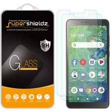 2X Supershieldz Tempered Glass Screen Protector for Alcatel TCL A2 A507DL 